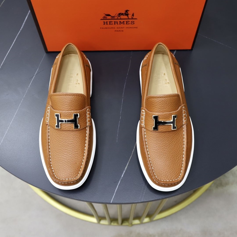 H**mes leather shoes
